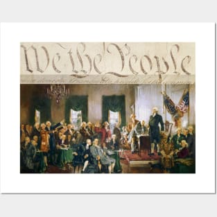 We The People Portrait Posters and Art